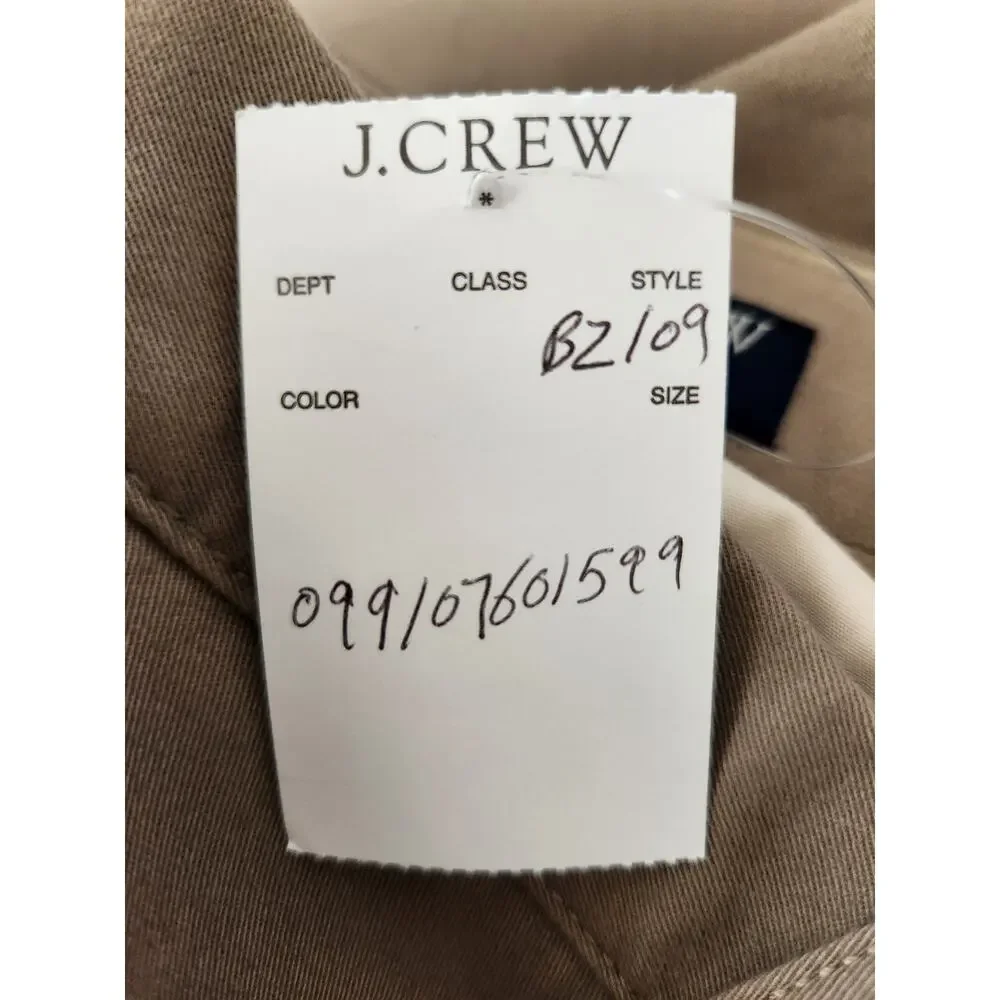 NWOT J. Crew Men's Slim-Fit TruTemp365® Chino Pant Green 36/30